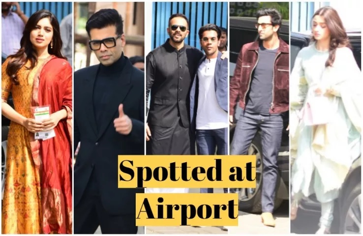 bollywood celebs spotted at airport