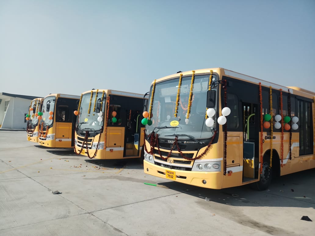 BRTC Metro Bus started in Amritsar