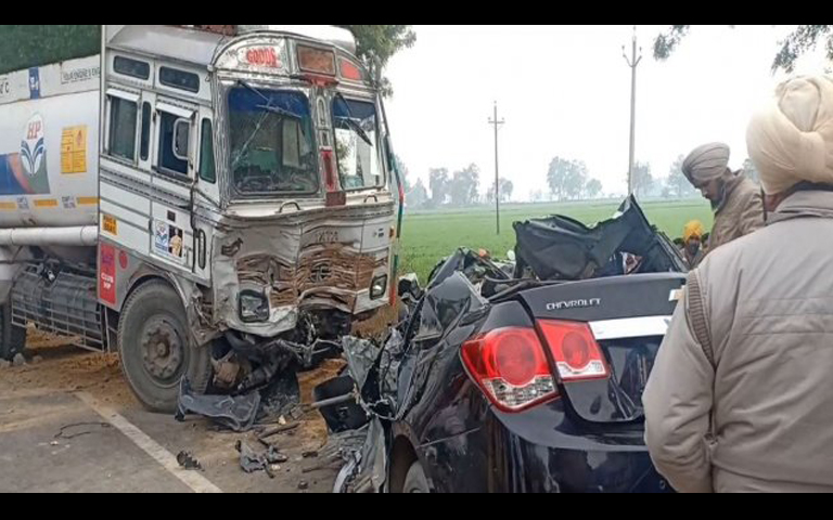 3 killed in accident on muktsar bathinda road