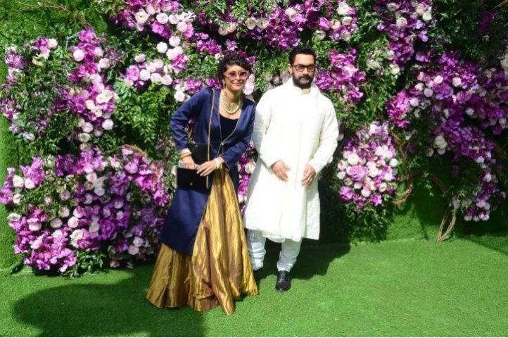 Amir Khan At mukesh ambanis son wedding
