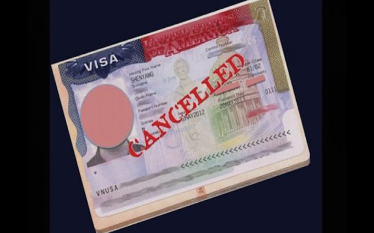 usa visa cancelled