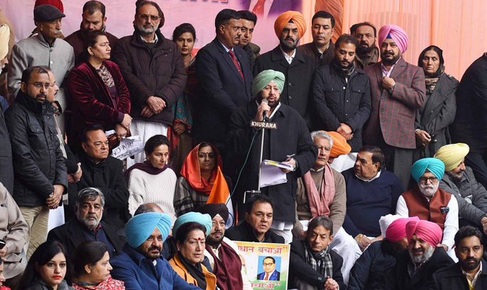 captain-amarinder-singh-marched-against-caa-protest-in-ludhiana