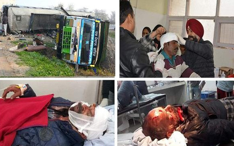 ludhiana-ferozepur-road-accident-1-died-16-injured