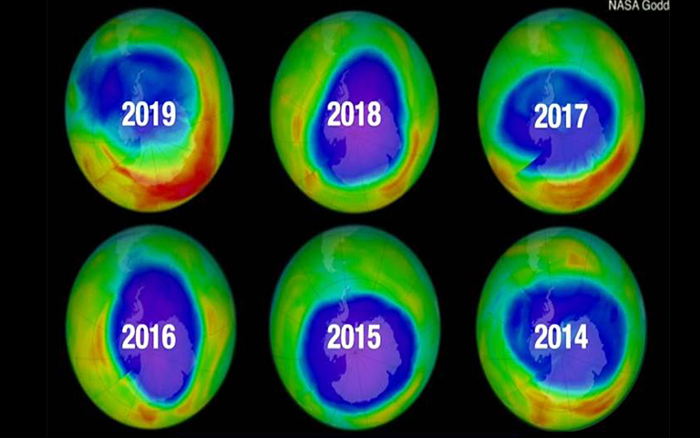 Ozone Layer Healing After the Lockdown in World