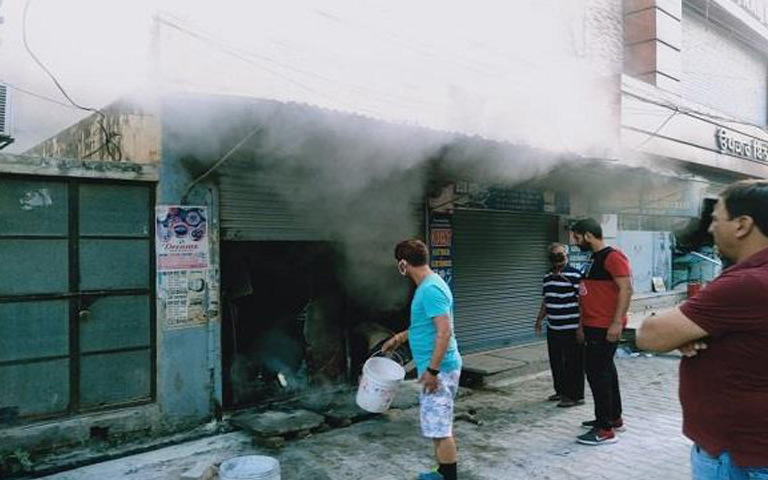 Clothing-store-catches-fire-in-Tanda