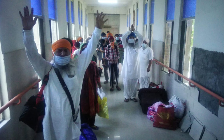 95 Sikh devotees defeats Corona Virus and return home