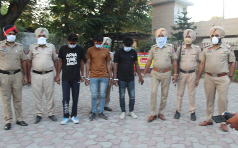 Punjab Police arrested inter-state vehicle thieves gang